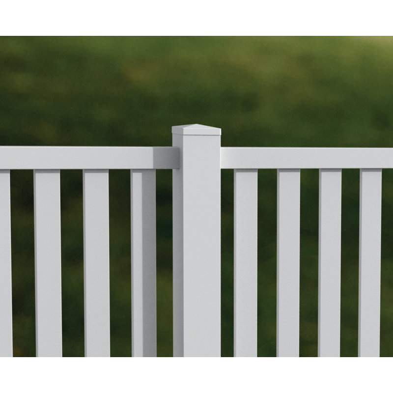 Barrette Outdoor Living White Vinyl Post Cap for Posts