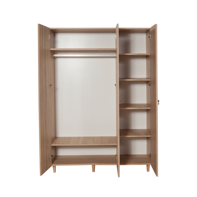 Armoire Haelyn, Jaune / chêne