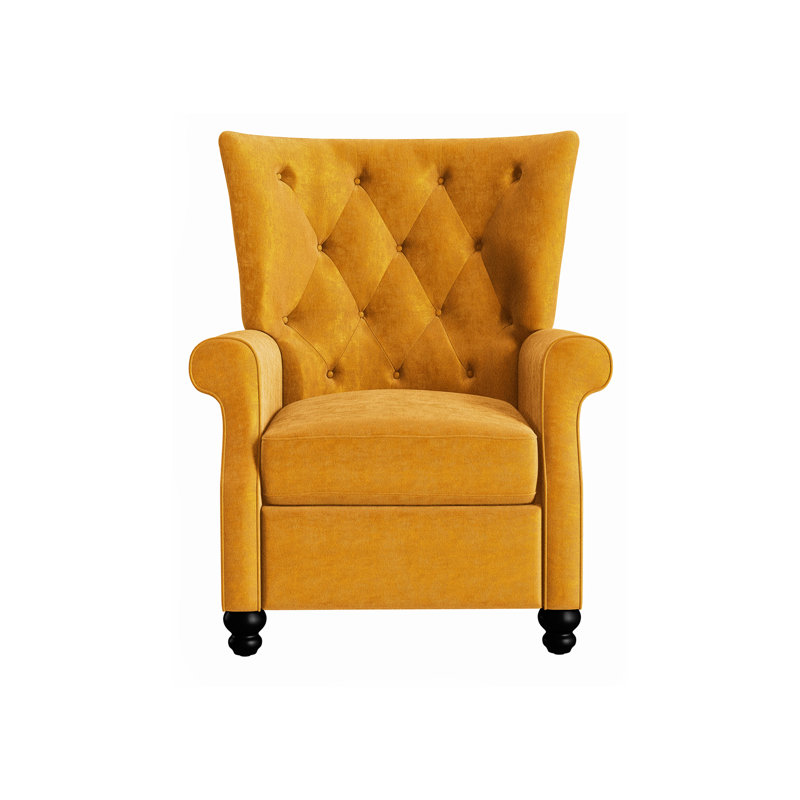 Fauteuil inclinable luxueux en velours de luxe Canari