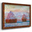 Grainstacks at Giverny, Morning Effect, 1889 - Toile tendue avec châssis rustique-896275813-896275815