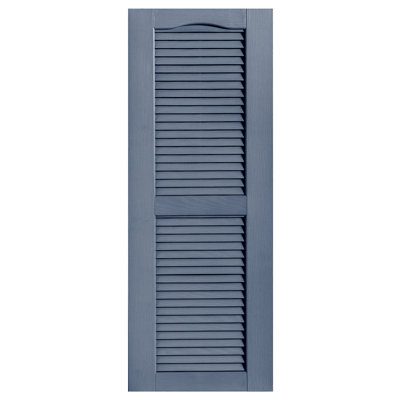 Cathedral Top Custom Open Louver Shutters Pair
