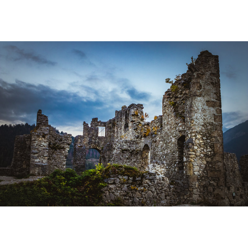 Erno Ehrenberg Castle, Austria by Gaschwald - Wrapped Canvas Print, 81cm H x 122cm W x 3.8cm D