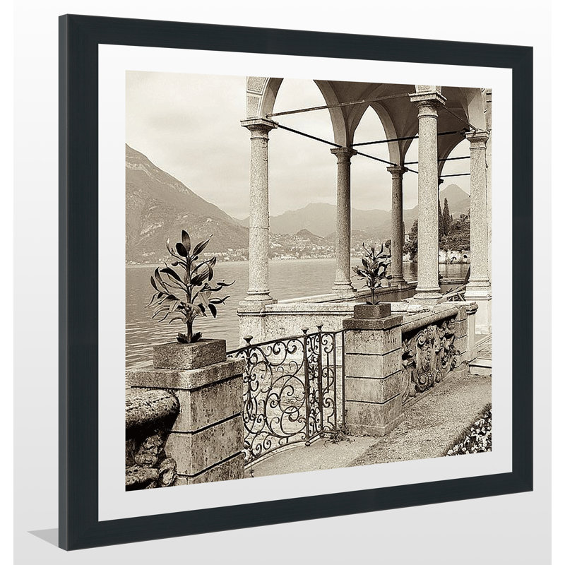 « lombardy vii » par alan blaustein,, reproduction de photo encadrée, H 33,5 po x l 33,5 po x P 0,75 po