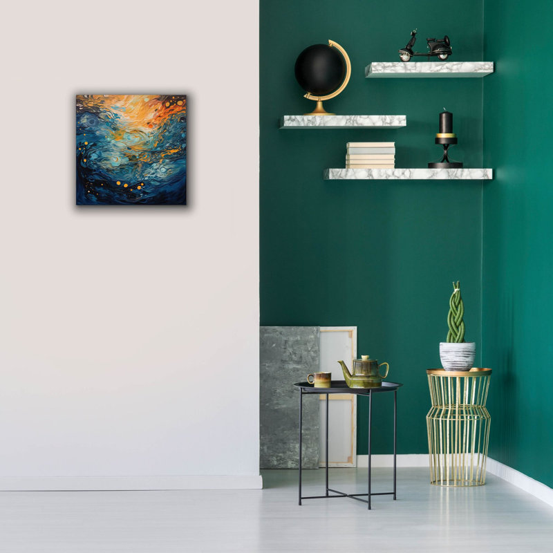 «Autumn Nostalgia 4 of 4» par Cameron Gray, art mural sur toile, 37 po x 37 po, H 18 po x l 18 po x P 0,75 po