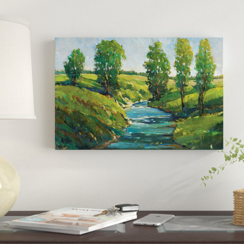 «Lush Landscape III - Timothy O 'Toole», reproduction sur toile tendue, H 18 po x l 26 po x P 1,5 po, Toile tendue
