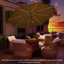 Parasol de marché lumineux 10 "Cayuga-86792636