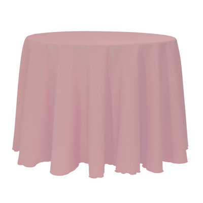 Jonina Solid Color Round Tablecloth