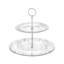 Dublin Crystal 2 Tiered Serving Stand