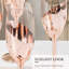 8 oz Ensemble de flûtes à champagne or rose