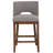 Upholstered Farmhouse Bar Stools, 26" Counter Barstools With Wood Legs For Kitchen Island/Breakfast Bar/Home Pub Set of 2-1259394258