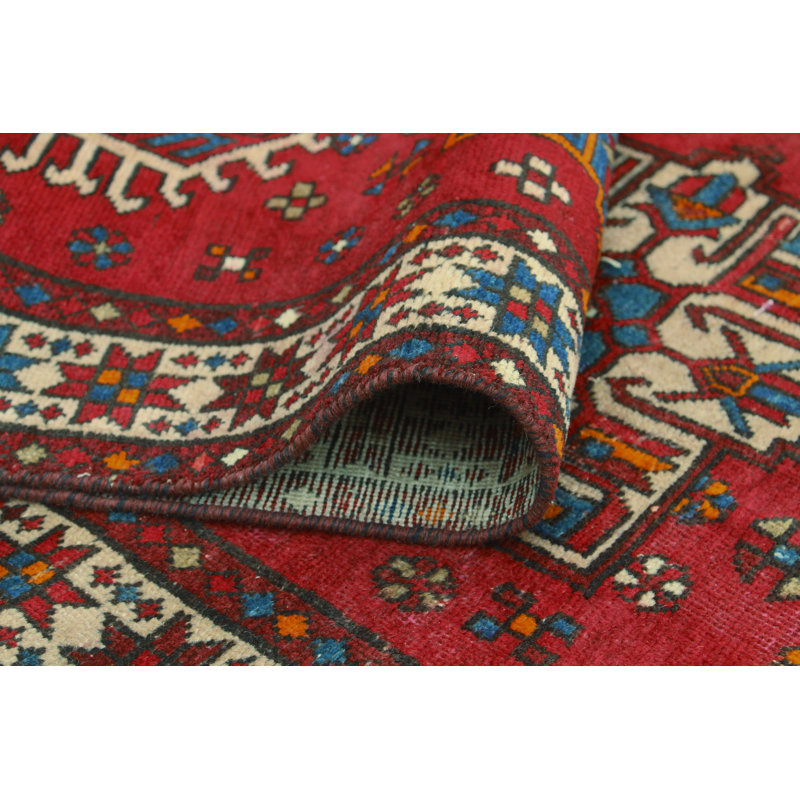 Khylar Distressed Houda Red Runner