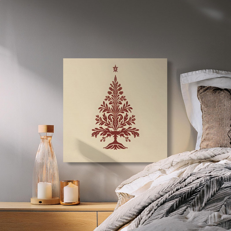 Spector 1 Piece Wrapped Canvas Wall Art Set, 30x30