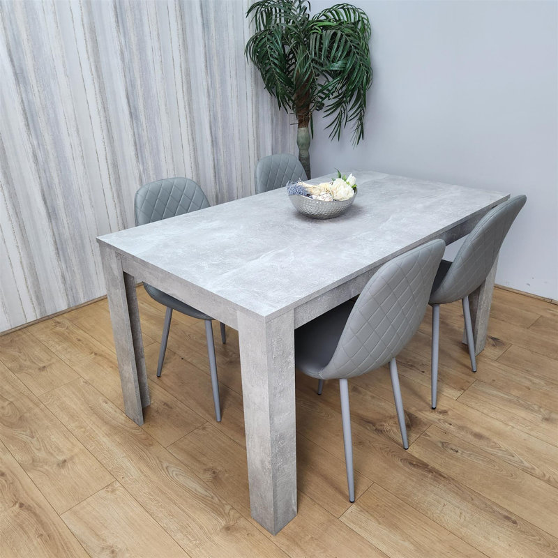 Marniqua 4 - Person Dining Set, Grey