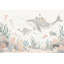 Papier peint aquarelle baleines avec aquarelle-778905482-778905487