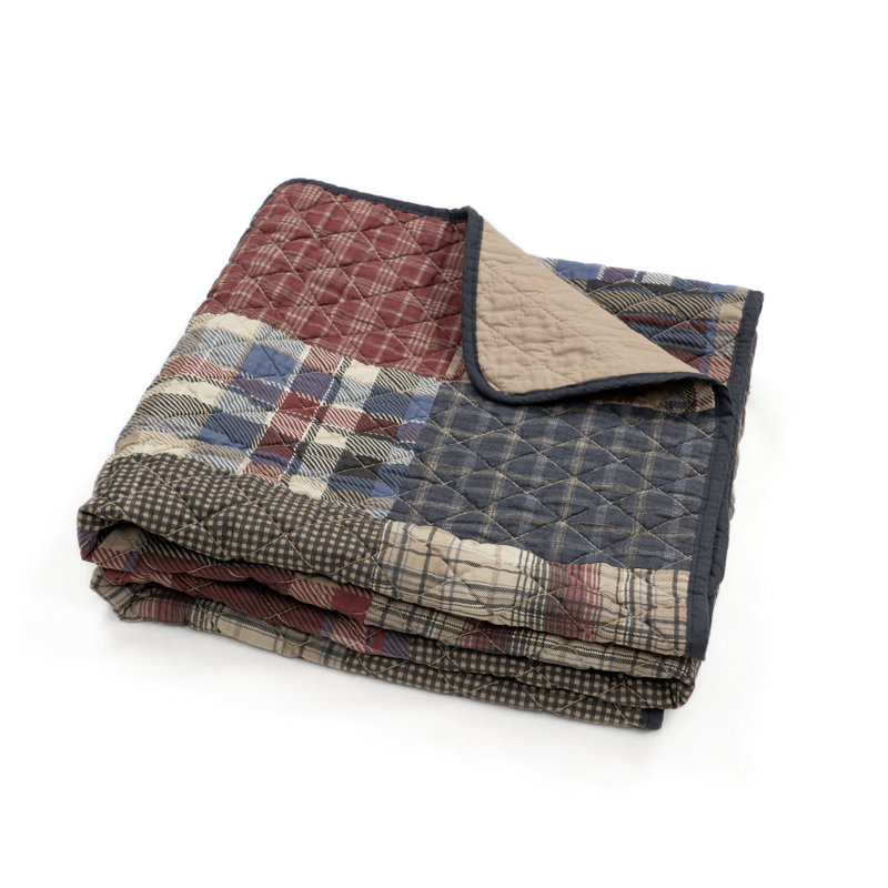 Donna Sharp Ranger Pieced  Cotton Lap Quilt, Lap Quilt