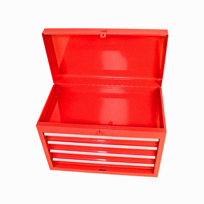 Rolling Tool Chest, 5-Drawer Tool Box Organizer W/Lockable Wheels & Sliding Drawers & Detachable Top & Adjustable Shelf, Tool Storage Cabinet For Garage Workshop