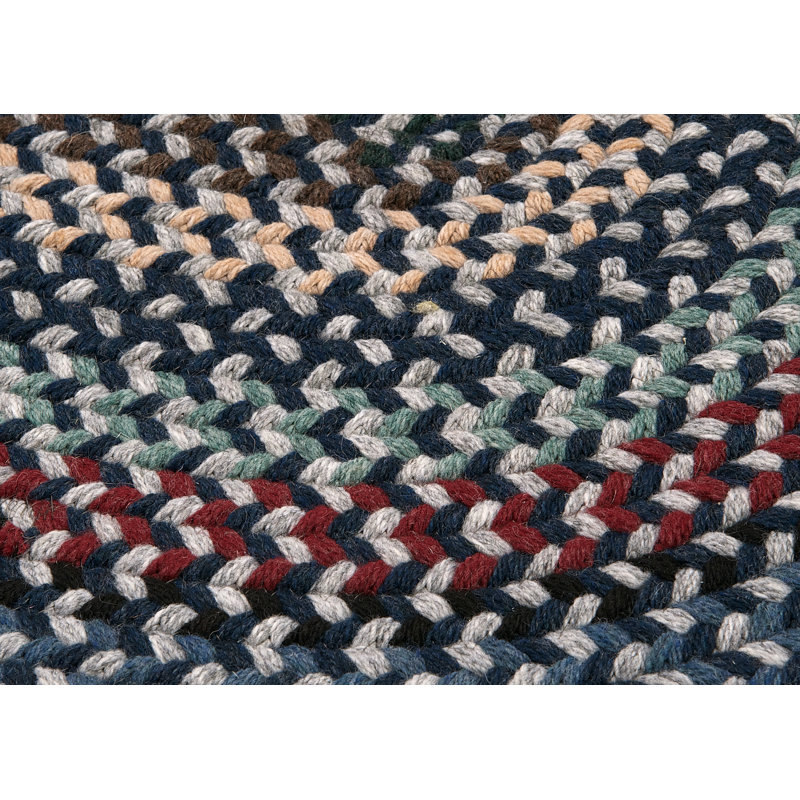 Tapis réversible en laine Lettie, Ovale 12 pi x 15 pi