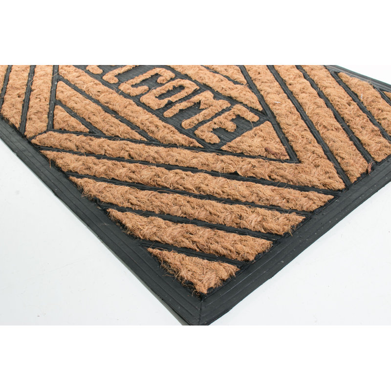 Needville Non-Slip Outdoor Doormat, Rectangle 1'6" x 2'6"