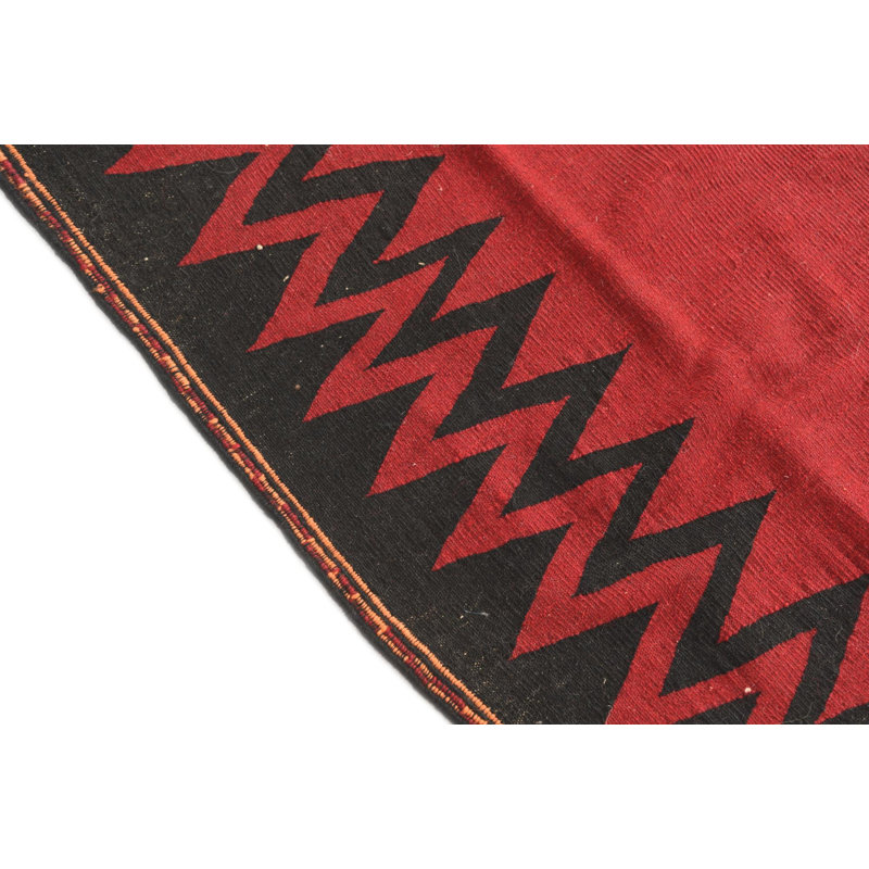 Tapis carré carré rouge