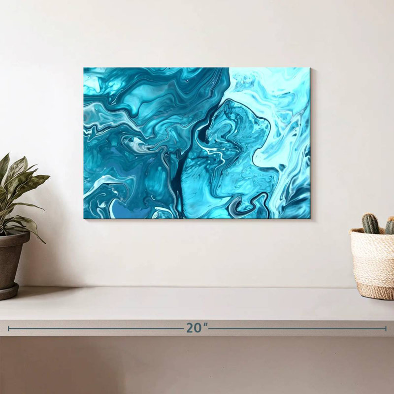 Avery Marble Waves Abstract, 8'' H x 12'' W