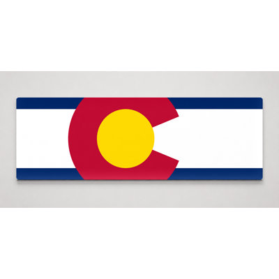 Colorado State Flag — Panoramic Canvas Wall Art