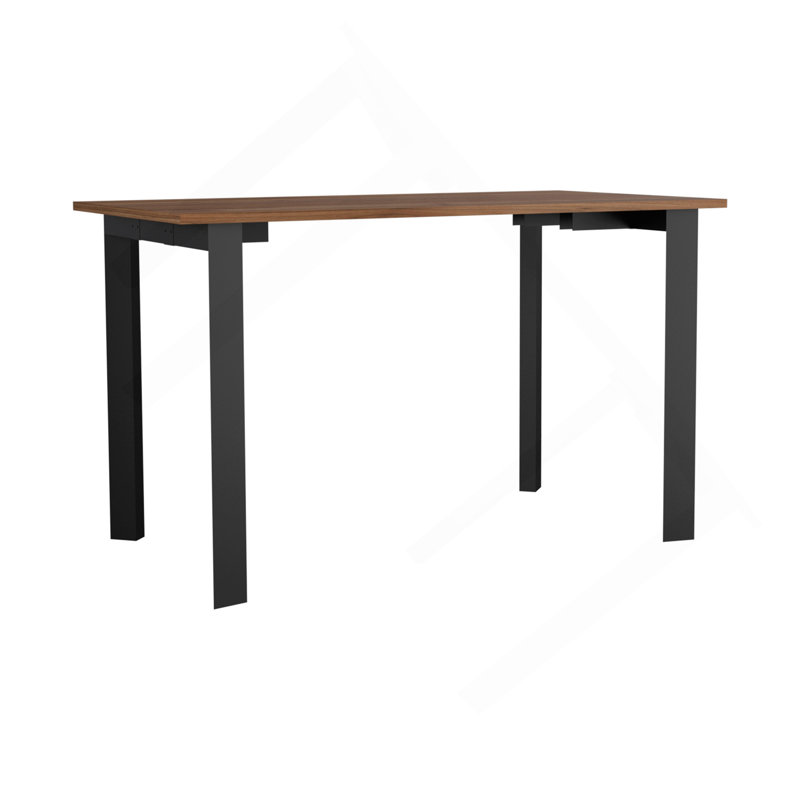 Bureau d'écriture, quatre pieds en acier