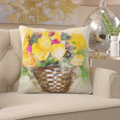 Flowers Throw Pillow