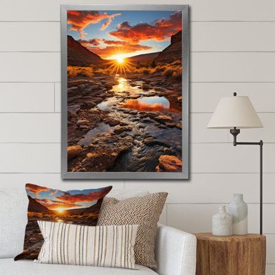 " Sunset In Utah Mountain I "