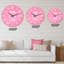 Horloge ronde en métal The Good Life On - rose-59914405