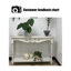 Console rectangulaire en bois massif blanc