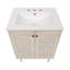 Meuble-lavabo autoportant 24 po en chêne blanc avec comptoir à 3 trous Bron-1297304510-1297304506-1297304507