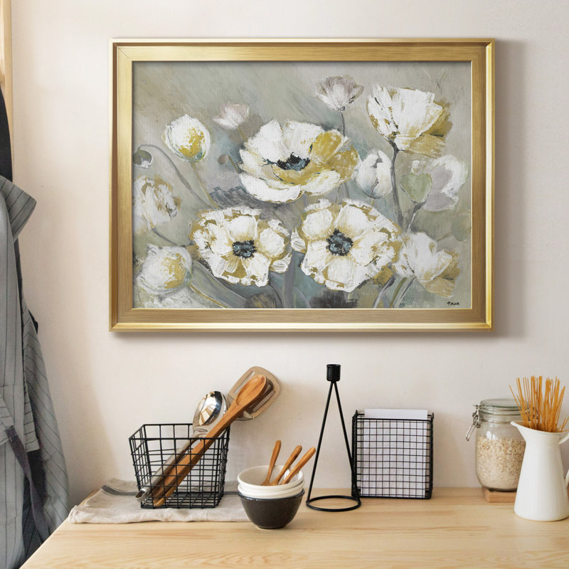 " Soft Spring ", Gold Framed Canvas, 18.5" H x 24.5" W x 1.5" D