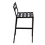 Leisuremod Patio Bar Stool In Powder-Coated Aluminum Frame With Removable Cushion Chelsea Collection-106485497