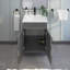 Armoire de meuble-lavabo 24 po gris Shaker