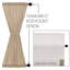 Rideau simple obscurcissant avec passe-tringle Sawyer Mill-1403008464