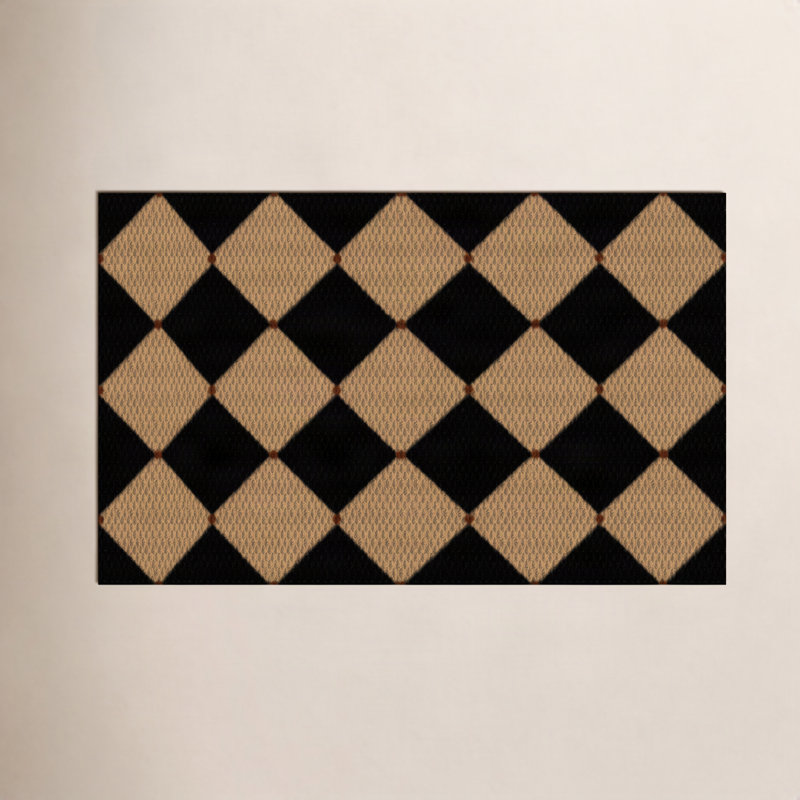 Paillasson intérieur antidérapant Neighburly Harlequin 22 po x 34 po