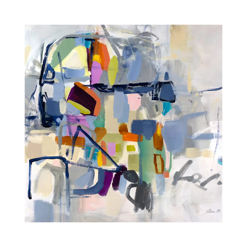 Head Games 1 Piece Wrapped Canvas Painting, 66.04 cm H x 66.04 cm W x 3.175 cm D
