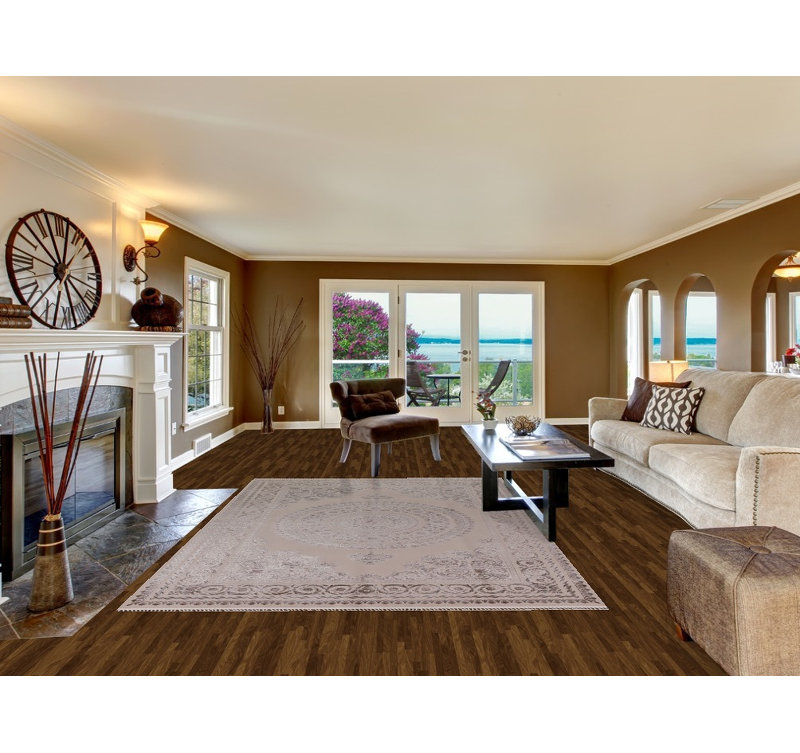 Tapis traditionnel turc beige 7 x 10