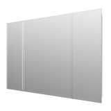 Recessed Frameless 3 Doors Medicine Cabinet with Adjustable Shelves