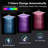 Led Shower Head With 7-color Lights, No Battery Needed,360° Rotation