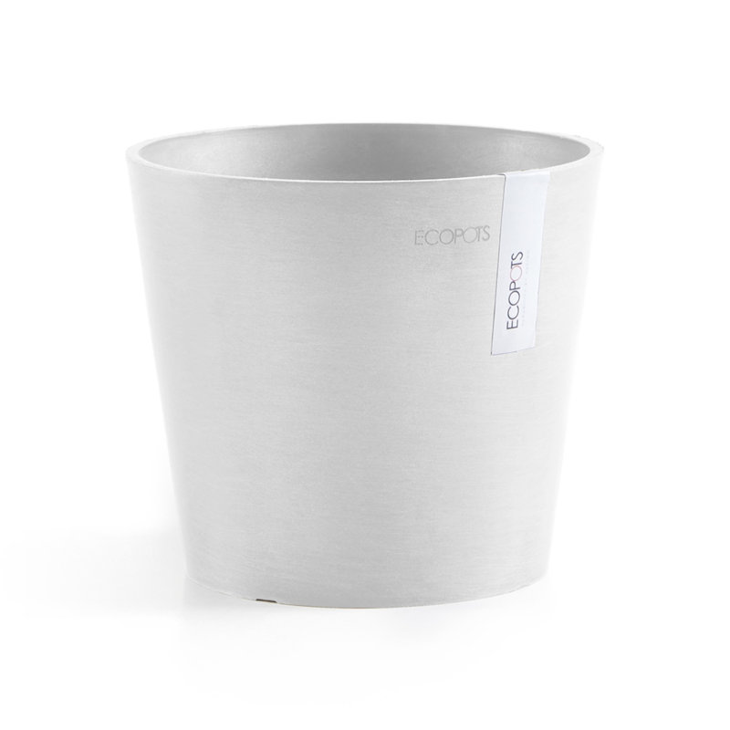 Dark Grey 7-Inch Recycled Plastic Indoor/Outdoor Planter