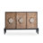 Black Solid Wood Sideboard