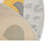 Round Animal Print Polypropylene Plastic Rug-73607673