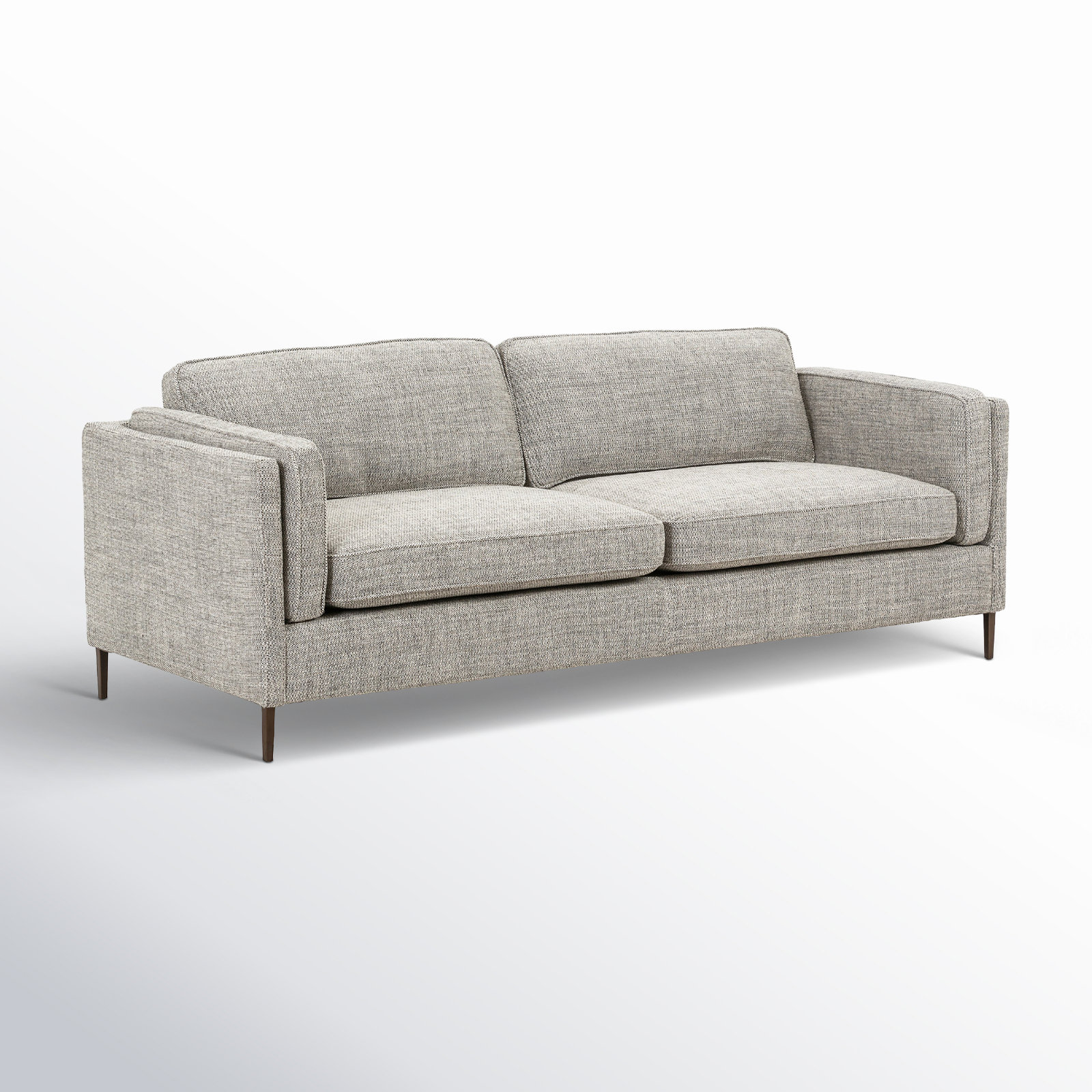Menades 84'' Upholstered Sofa, 31" H x 84" W x 36" D, Gray