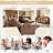 Emalina 39.76"W Breathable Faux Leather Power Recliner, Massage, Heater, Standing Assistance-1890556390