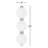 Charline Bette Steel Metal Flush Mounted Sconce