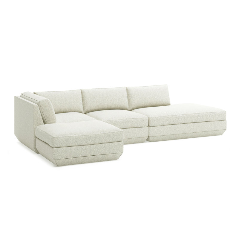 Podium 4 PC Lounge Sectional B, Copenhagen Fossil