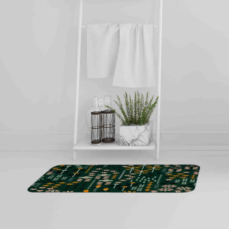 Aizayah Non-Slip Bath Rug