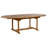 Angelicamae 8 - Person Teak Solid Wood Patio Dining Set Extendable and Umbrella Hole Included Oval Table with Cushions Included