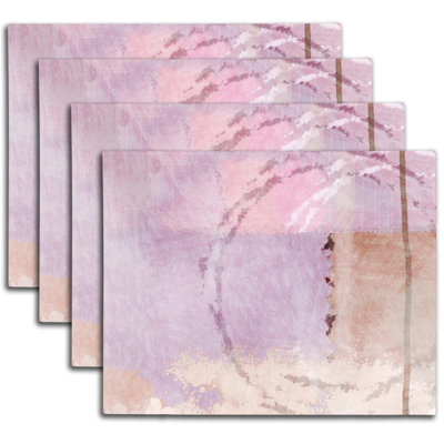 Napperon abstrait en polyester